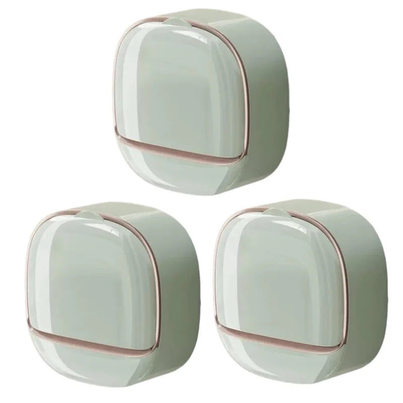 Waterproof Soap Box for Shower, Hanging Soap Holder with Drainage for Bathroom Storage