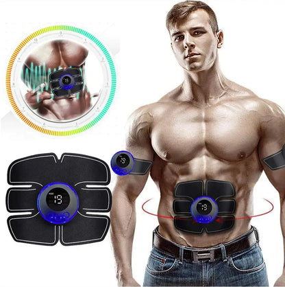Abdominal Muscle Massager Fitness ABS Arm Training Patches Muscle Exercise Instrument USB Charging Home Men