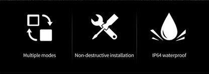 Motorcycle Devil's Eye Lamp Electric Bicycle Rear Light Rear Mirror Modification Eagle Eye LED Dynamic Atmosphere APP Control