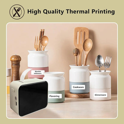 Marklife P15 Mini Portable Thermal Printer Without Ink Self-Adhesive Label Maker Printer For Stickers Labeller Labeling Machine