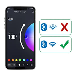 Underglow LED Car Lights Underbody Lamp Car RGB Ground Lighting App Control 12V Trail Rig Light Vehicle SUV Trucks Rock Lights