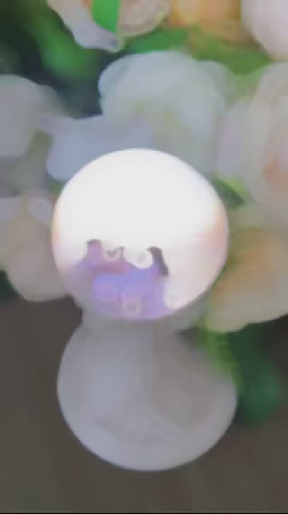 Video Christmas Decoration Digital Memory Sphere – Upload Videos & Photos | 3D Crystal Ball Video Display Gift for Birthday, Anniversary, Christmas